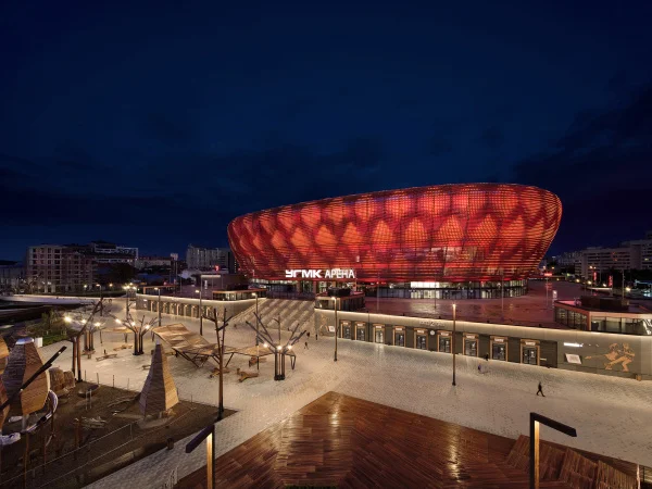 Проект комплексного освещения арены одержал победу в главной отраслевой Евразийской премии «Золотой Фотон-2025» 