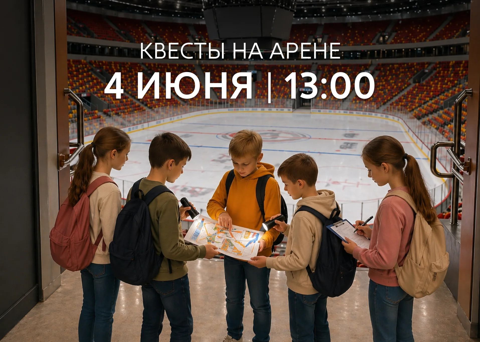 Лето на УГМК-Арене: детские квесты 