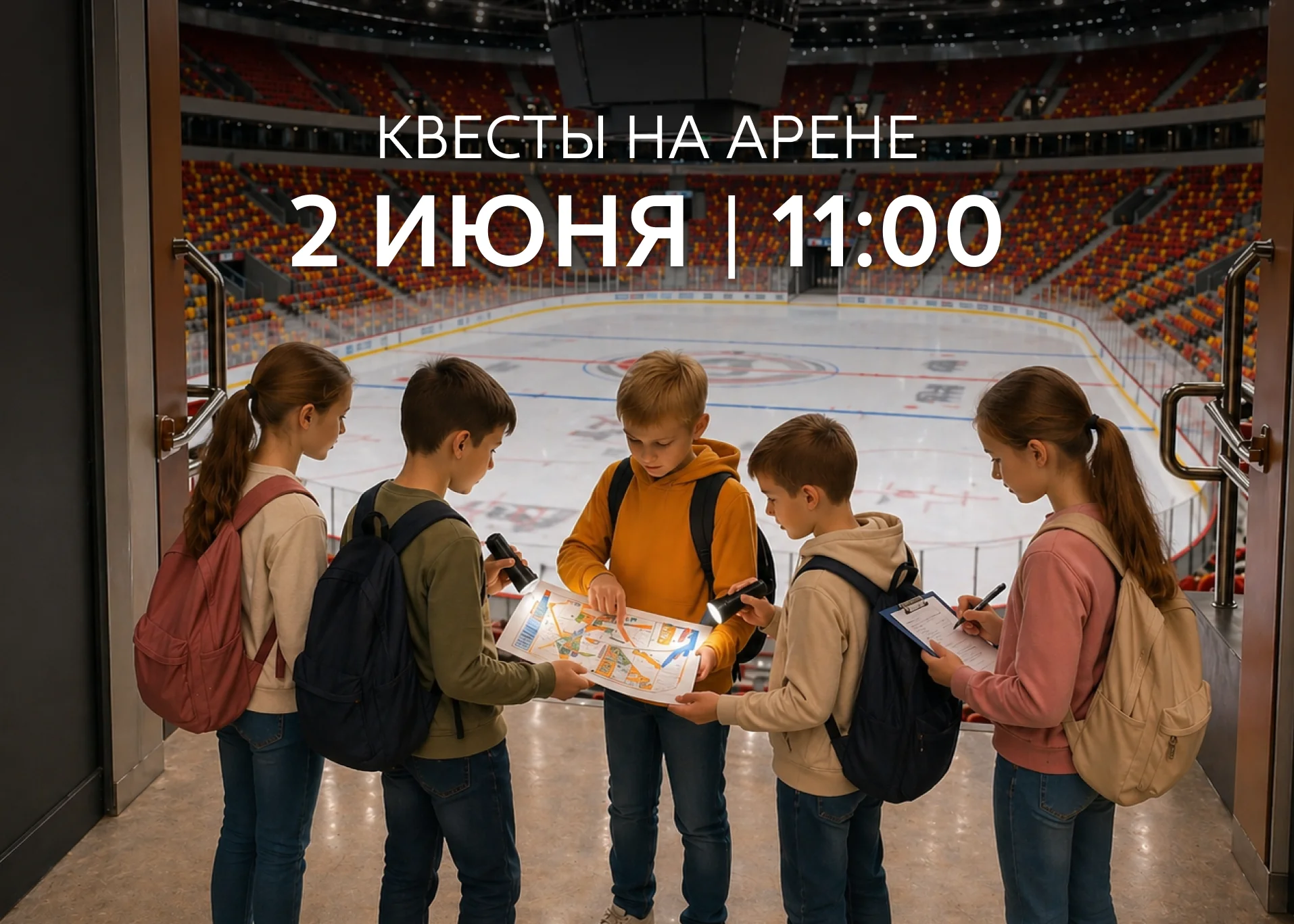 Лето на УГМК-Арене: детские квесты 