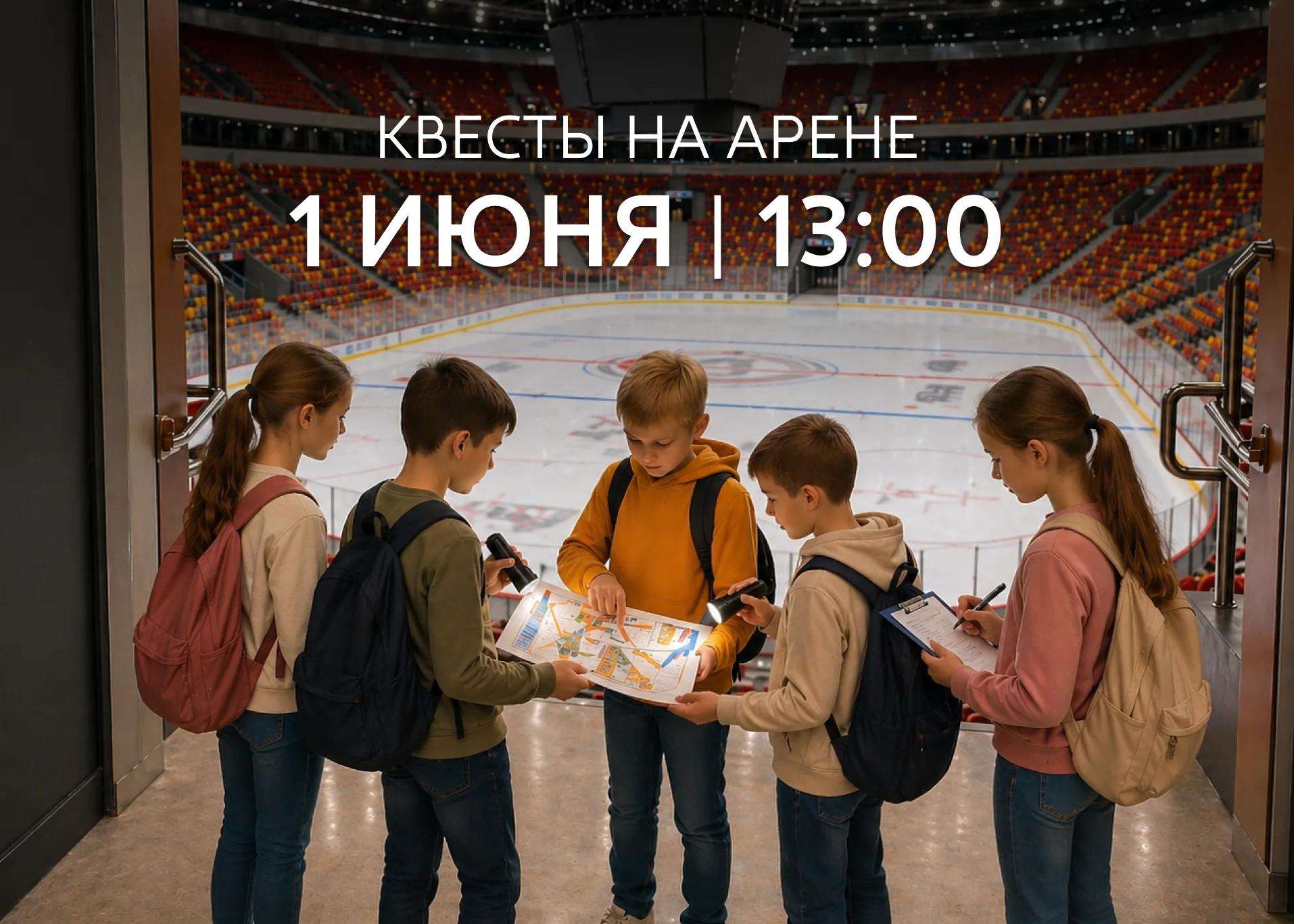 Лето на УГМК-Арене: детские квесты 